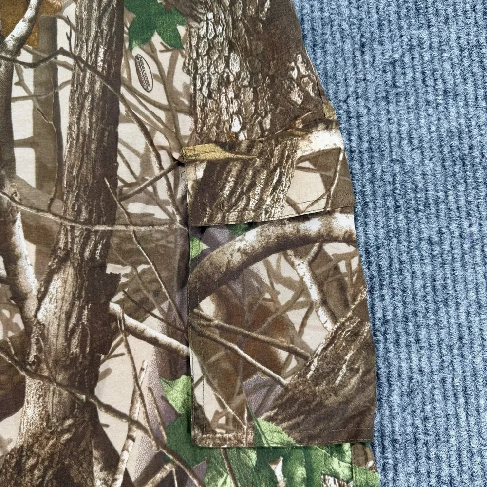 Winchester Realtree Hardwoods‎ Camo Cargo Pants Mens L Nylon Hunting
